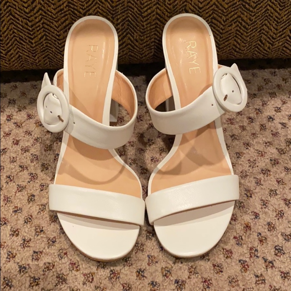 Cyd Heel in White - Picture 2 of 7
